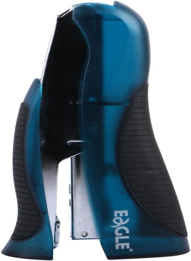 Eagle Stand Up Translucent Stapler, Full Strip, 20 Sheet Capacity